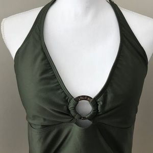 Tankini Top with Ring Accent Front